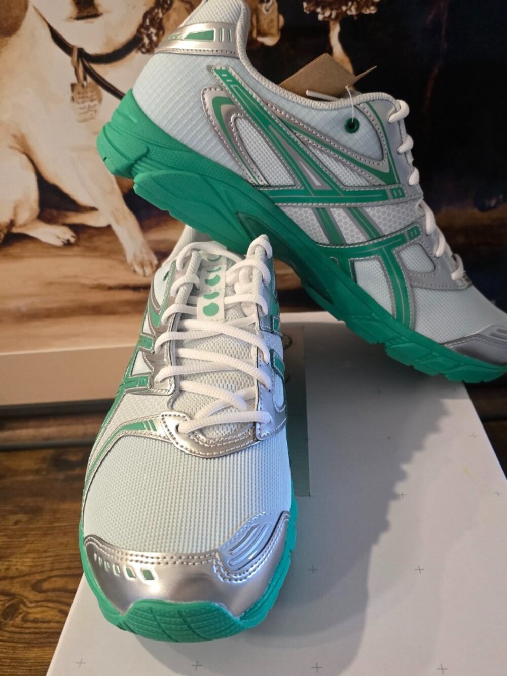 ASICS Gel-NYC Hidden NY 1201B001-100 Light Green Shoes Men's Sz 12 RARE NEW